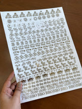 Metallic sheet (defective)